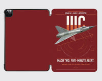 Thumbnail for Dassault Mirage IIIC design on dark red ipad tablet case
