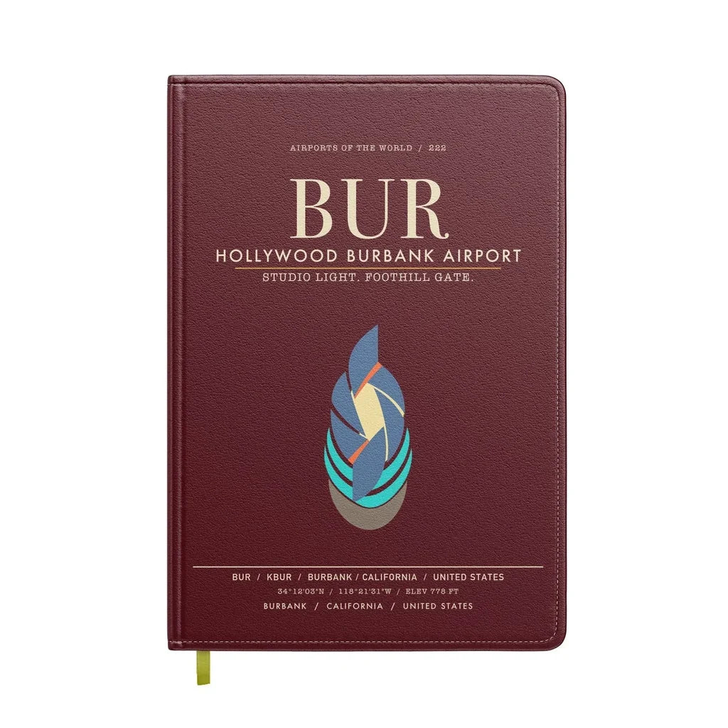 Hollywood Burbank Airport BUR - Dark Red