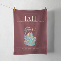 Thumbnail for Houston George Bush Intercontinental Airport IAH - Dark Red