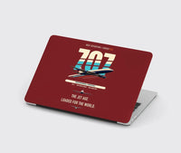 Thumbnail for Boeing 707-320C design on dark red MacBook case