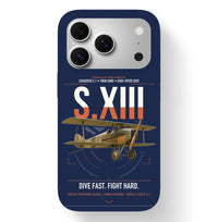 Thumbnail for SPAD S.XIII C.1 design on navy blue magsafe iphone case, for iPhone 17 Pro