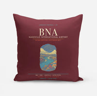 Thumbnail for Nashville International Airport BNA - Dark Red