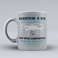 Thumbnail for Phantom 4 RTK Mug design on light gray dji