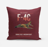 Thumbnail for F-4C Phantom II design on dark red pillow