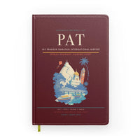 Thumbnail for Jay Prakash Narayan International Airport (PAT) design on dark red notebook