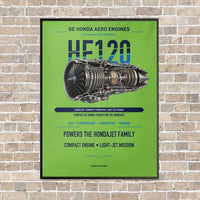 Thumbnail for HF120 vertical canvas print - framed - light green background
