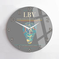 Thumbnail for Leon-Mba International Airport (LBV) design on gray no frame wall clock