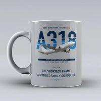 Thumbnail for A318 Mug design on light gray airbus