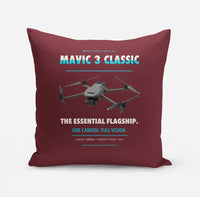 Thumbnail for DJI Mavic 3 Classic design on dark red pillow