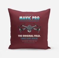 Thumbnail for DJI Mavic Pro design on dark red pillow