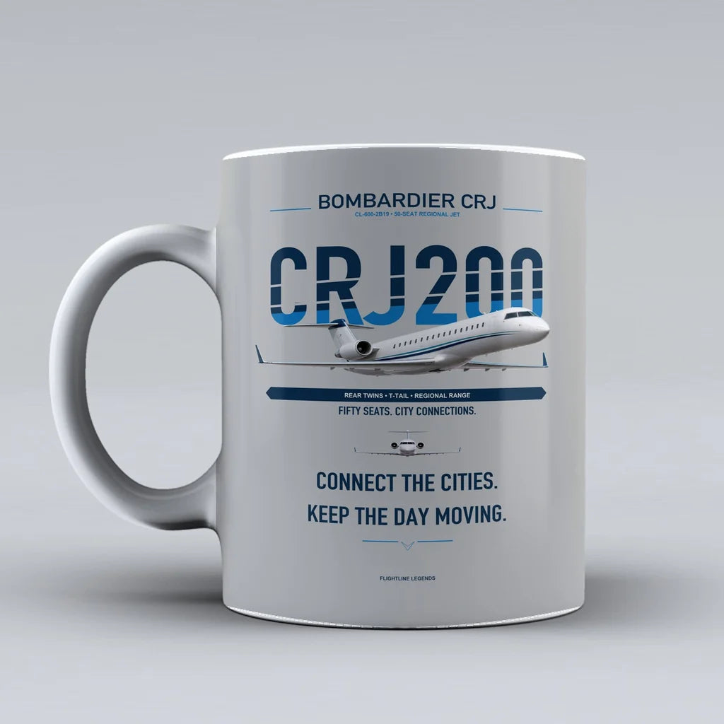Mug design on light gray crj200