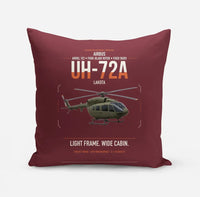 Thumbnail for Airbus UH-72A Lakota design on dark red pillow