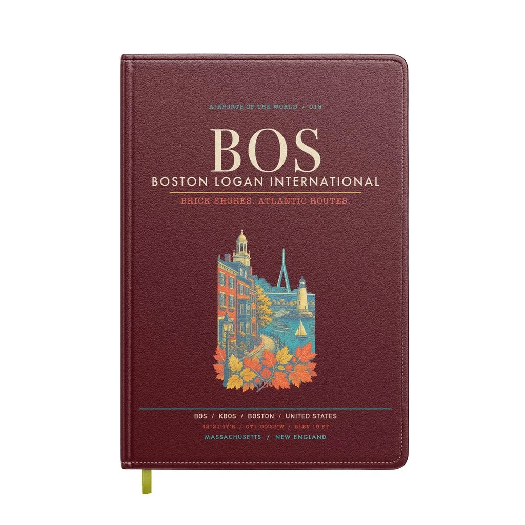 Boston Logan International Airport BOS - Dark Red