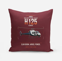 Thumbnail for Airbus H125 design on dark red pillow