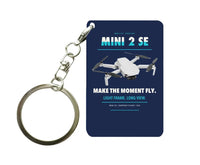 Thumbnail for DJI Mini 2 SE Key Chain design on navy blue key chain