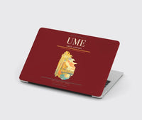 Thumbnail for Umeå Airport (UME) design on dark red MacBook case