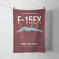 Thumbnail for F-15EX Eagle II Connect Carry Control design on dark red towel