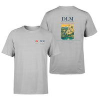 Thumbnail for Dalaman Airport (DLM) design printed on light gray double-side t-shirt