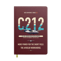 Thumbnail for CASA C-212-200 Aviocar design on dark red notebook