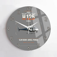 Thumbnail for Airbus H125 design on gray no frame wall clock