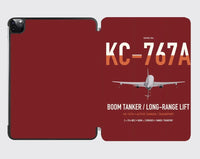 Thumbnail for Boeing KC-767A design on dark red ipad tablet case