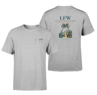 Thumbnail for Lome-Tokoin International Airport (LFW) design printed on light gray double-side t-shirt
