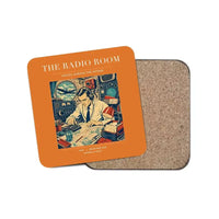 Thumbnail for The Radio Room - Designed Coasters design on orange 1-piece