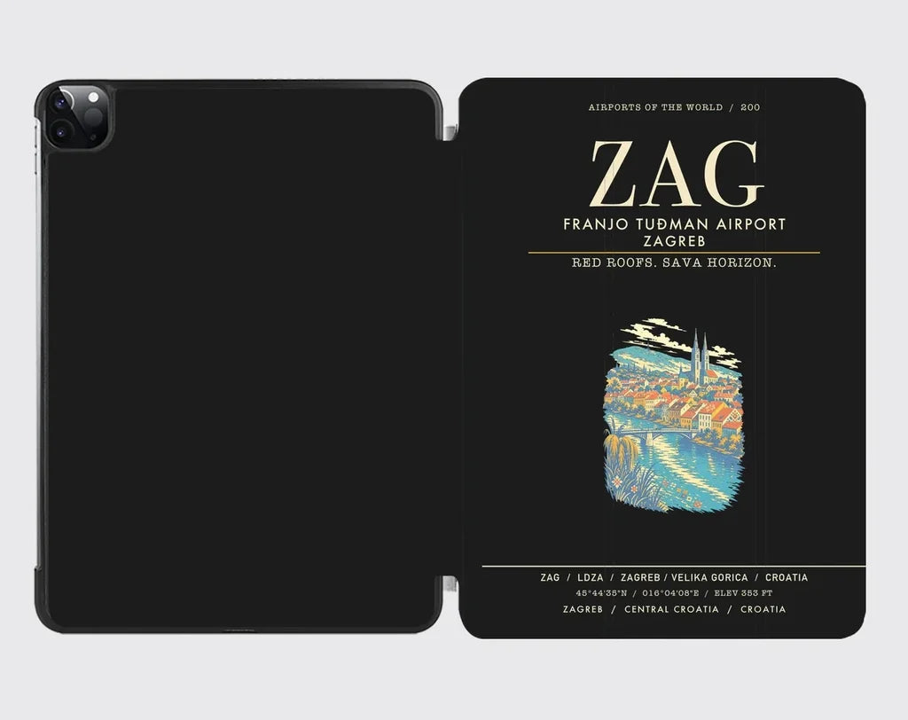 Franjo Tuman Airport Zagreb ZAG - Black