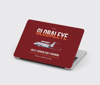 Thumbnail for Saab GlobalEye design on dark red MacBook case