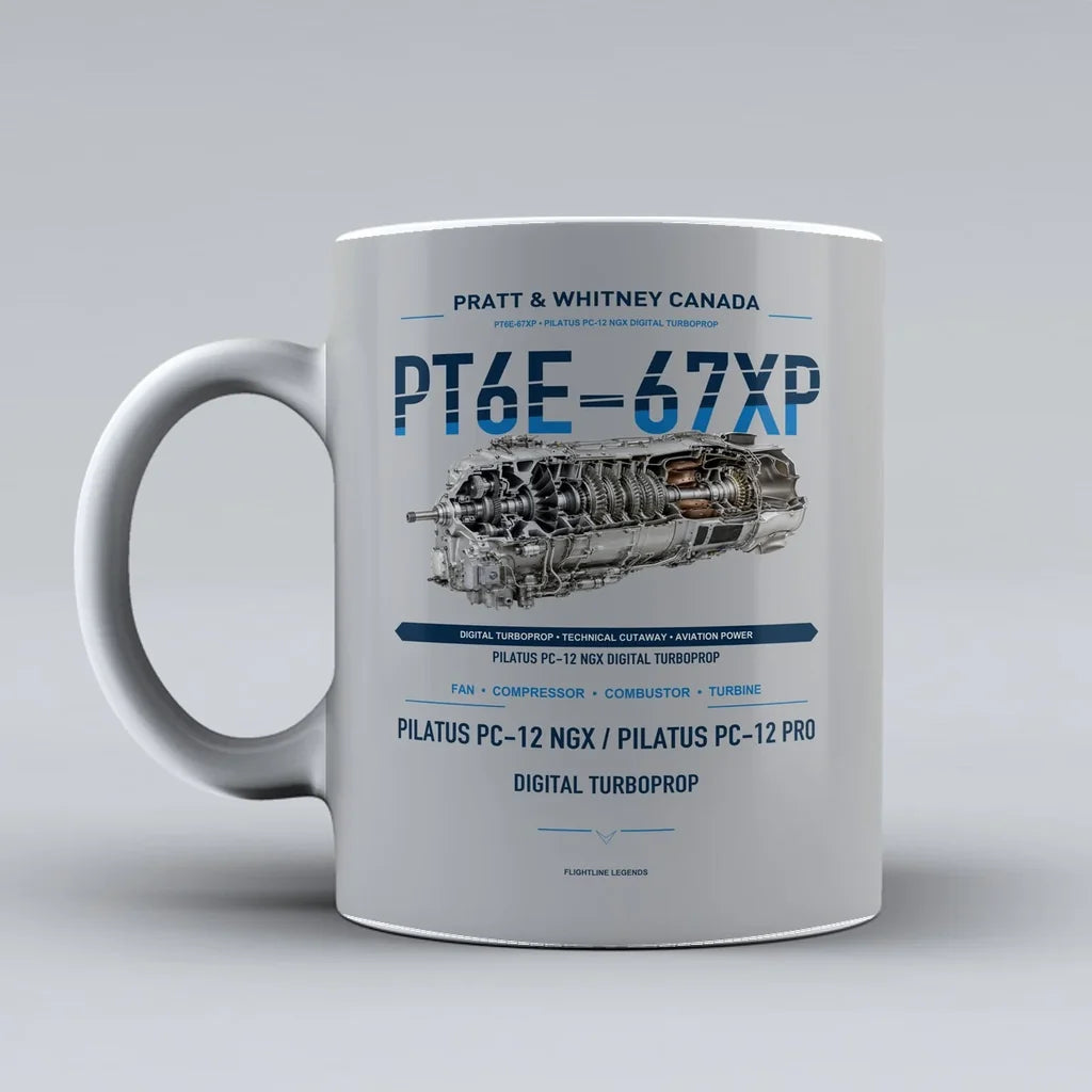 Mug design on light gray pt6e 67xp