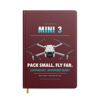Thumbnail for DJI Mini 3 design on dark red notebook
