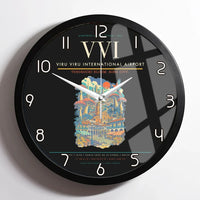 Thumbnail for Viru Viru International Airport VVI Wall-Clock Framed - Black