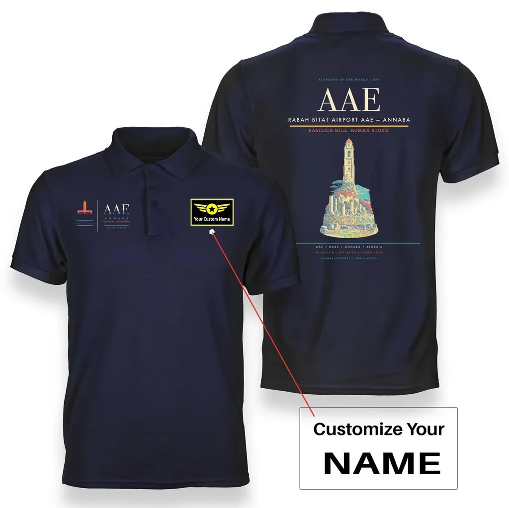 Rabah Bitat Airport AAE — Annaba Navy Blue+Name