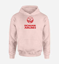 Thumbnail for Sichuan Airlines logo printed on pink hoodie