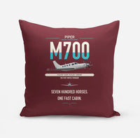 Thumbnail for Piper M700 Fury design on dark red pillow