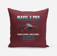 Thumbnail for DJI Mavic 3 Pro design on dark red pillow