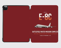 Thumbnail for E-8C Joint STARS design on dark red ipad tablet case