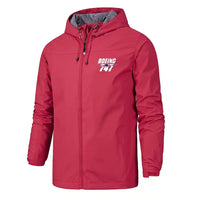 Thumbnail for Amazing Boeing 747 Designed Rain Jackets & Windbreakers - view 12