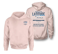 Thumbnail for Cessna Citation Latitude design on pink double-side hoodie, double-side print