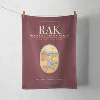 Thumbnail for Marrakech Menara Airport RAK - Ochre Garden Pulse - Dark Red