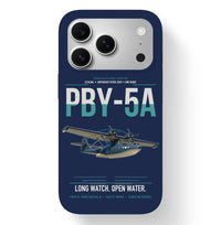 Thumbnail for PBY-5A Catalina design on navy blue magsafe iphone case, for iPhone 17 Pro
