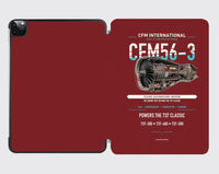 Thumbnail for CFM56-3 design on dark red ipad tablet case