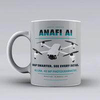 Thumbnail for ANAFI Ai Mug design on light gray parrot