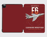 Thumbnail for Hawker Hunter F6 design on dark red ipad tablet case