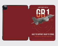 Thumbnail for SEPECAT Jaguar GR1 design on dark red ipad tablet case