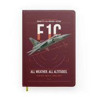 Thumbnail for Dassault Mirage F1C design on dark red notebook