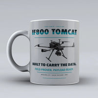 Thumbnail for Flight IF800 Tomcat Mug design on light gray inspired