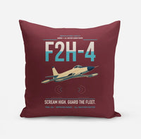 Thumbnail for F2H-4 Banshee design on dark red pillow