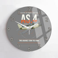 Thumbnail for Fairey Gannet AS.4 design on gray no frame wall clock