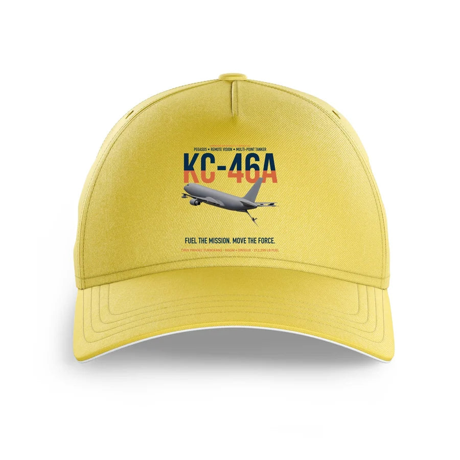KC-46A PEGASUS design on yellow printed hat